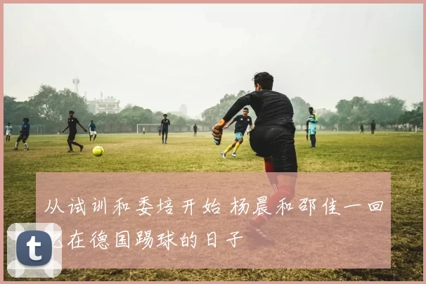 从试训和委培开始 杨晨和邵佳一回忆在德国踢球的日子